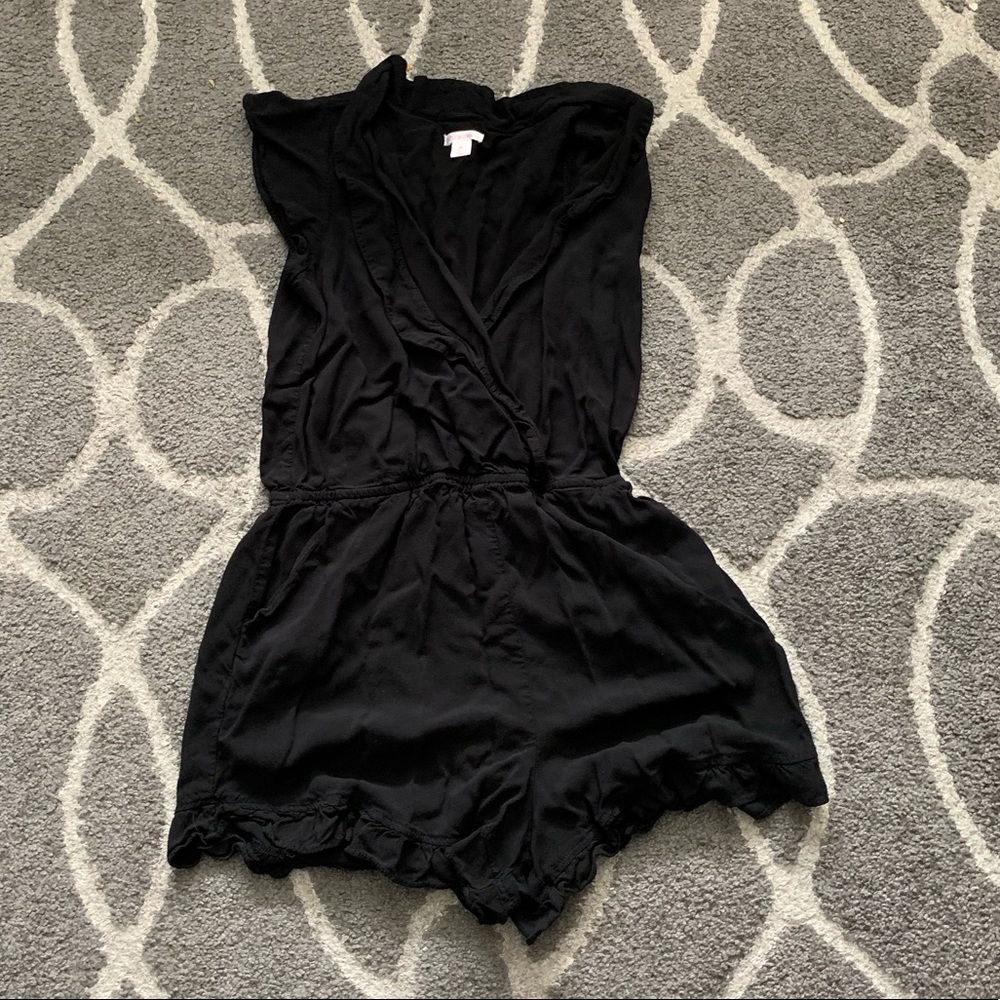 Black Xhilaration Romper